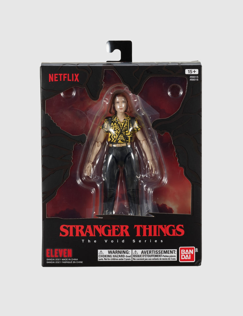 Stranger Things Eggo collectible tshirt, Eleven figure, squeezeable top dart