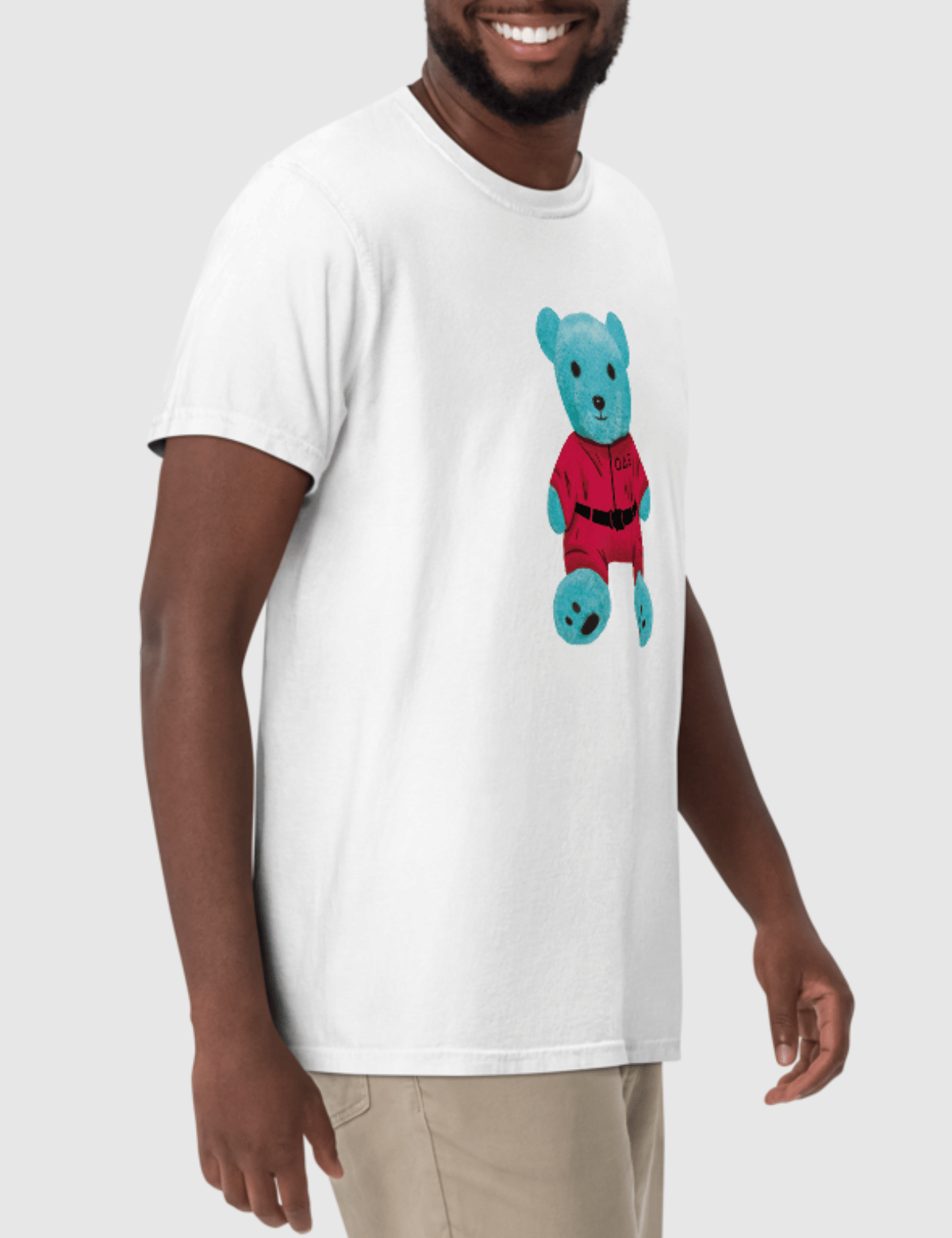 Squid Game: The Challenge Unisex Teddy Bear T-Shirt [White]