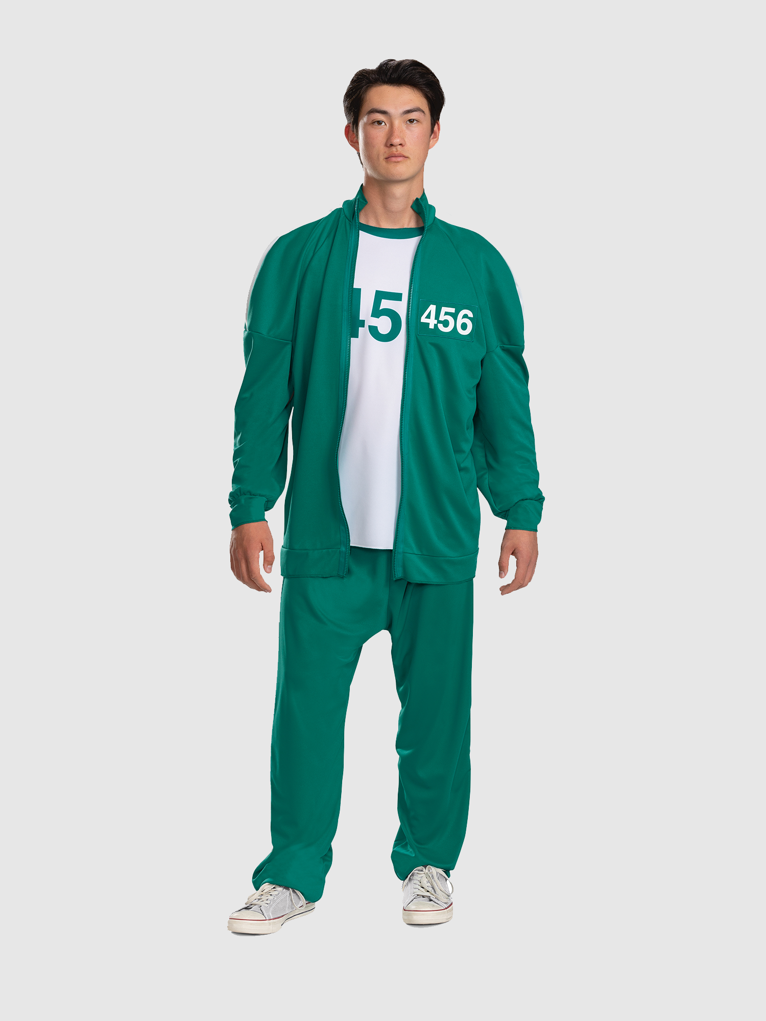 Netflix Squid Game Sweatshirt Green Player Number 456 - PKAWAY