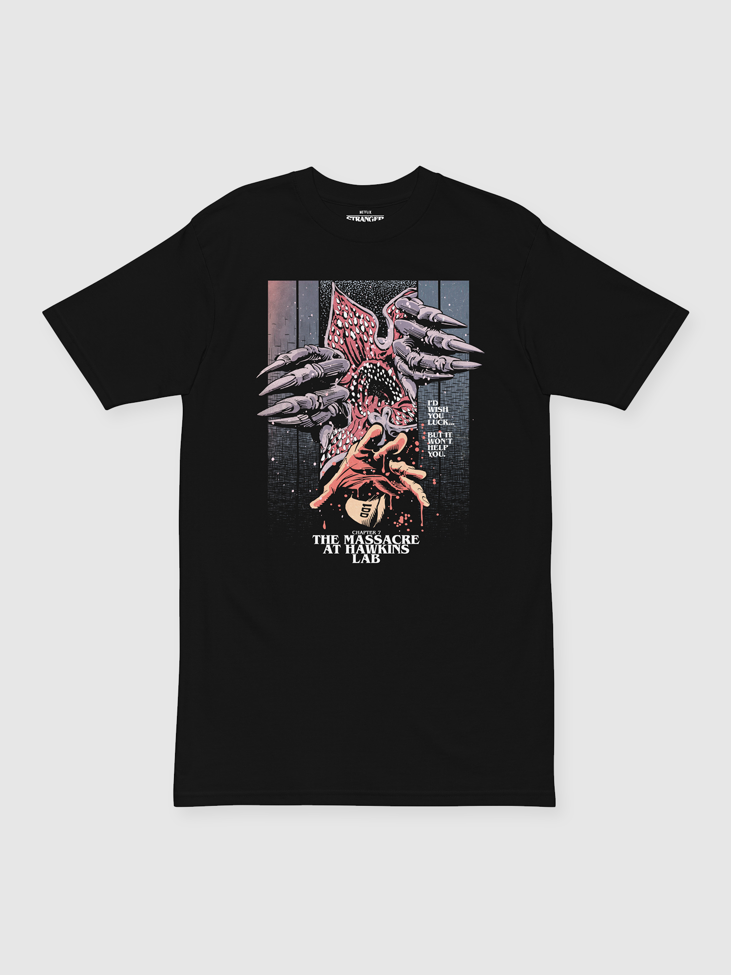 Stranger Things Massacre at Hawkins Lab Shirt Netflix Shop