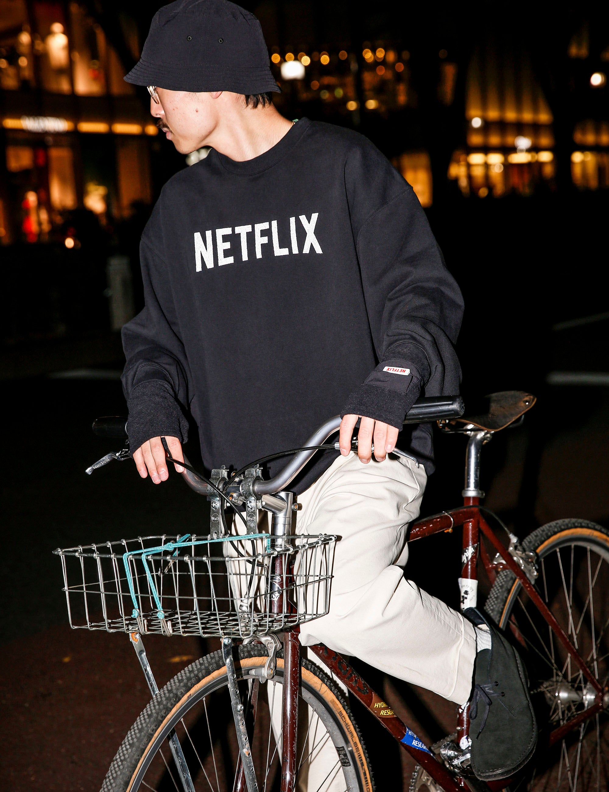 Netflix x BEAMS Logo Crewneck